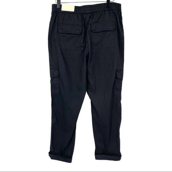 Chicos Black linen blend crop pants size Small - Picture 5 of 10